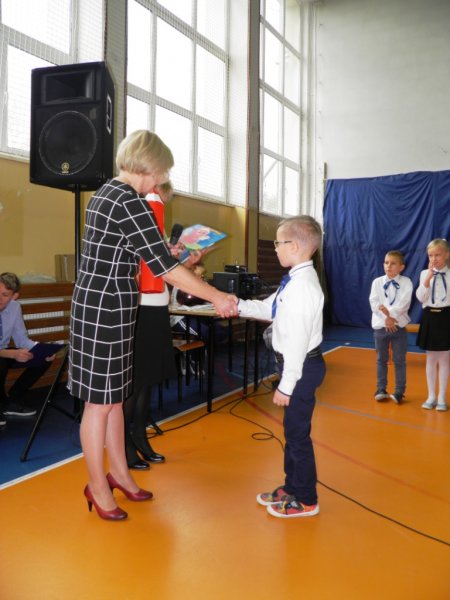 Pasowanie na ucznia klasy I.